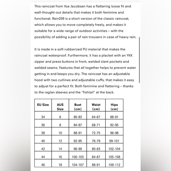 ILSE JACOSEN Olive Green Women's Hooded Jacket NWT - Picture 6 of 9